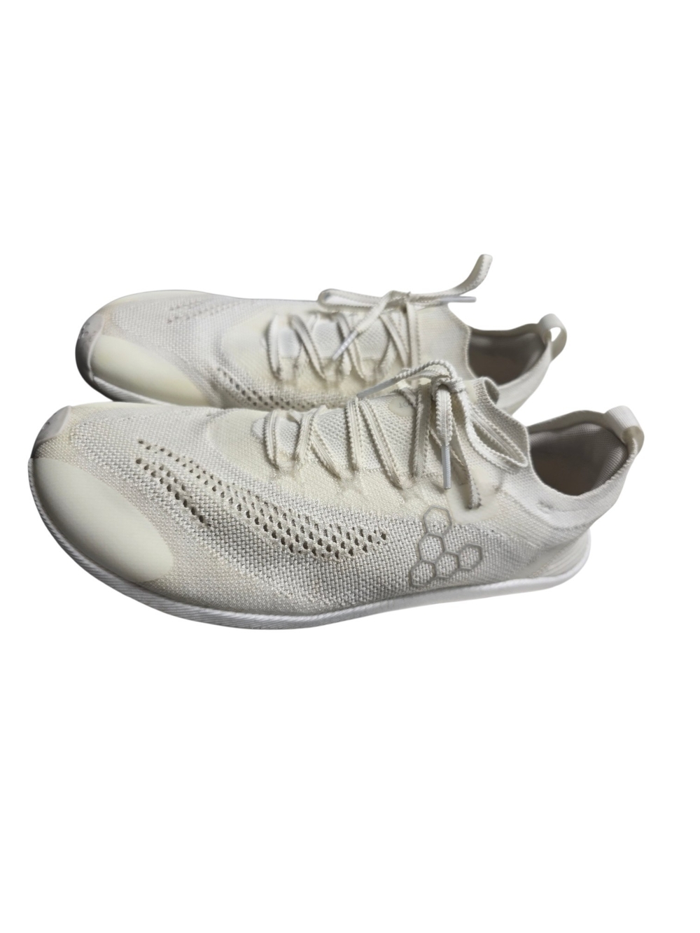 Vivo Barefoot Men's Lightweight Knit Sneakers in Off-White Size 42 (9-9.5)